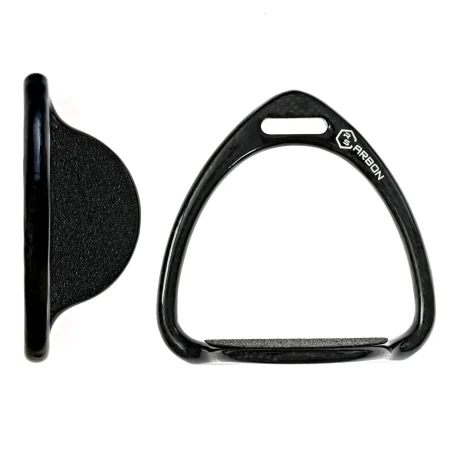 RS7 Jockey Stirrups – Ultra-Light Carbon Fiber Racing Stirrups with Larger Footrest by Elegance Boots